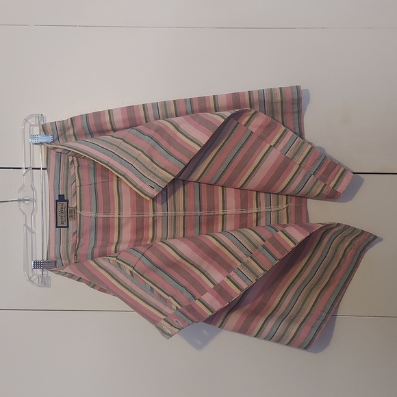 Rough Hewn Pink Multicolored Horizontal Striped Wrap Skirt Size 4 - Picture 7 of 13